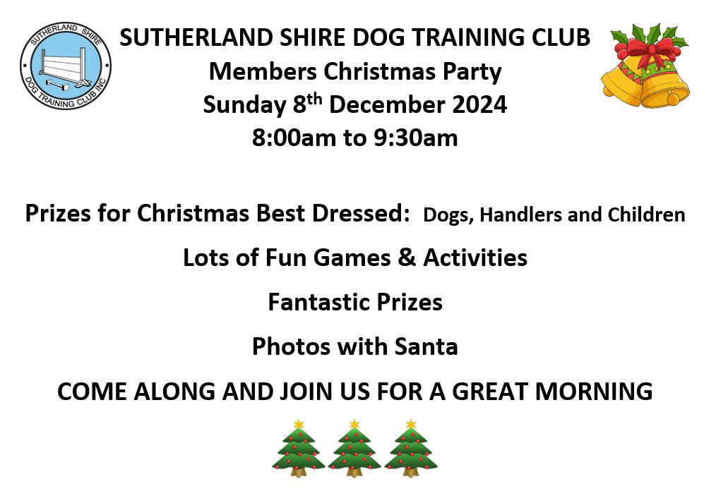 SSDTC - Members Christmas Party - Sunday 8th December 2024